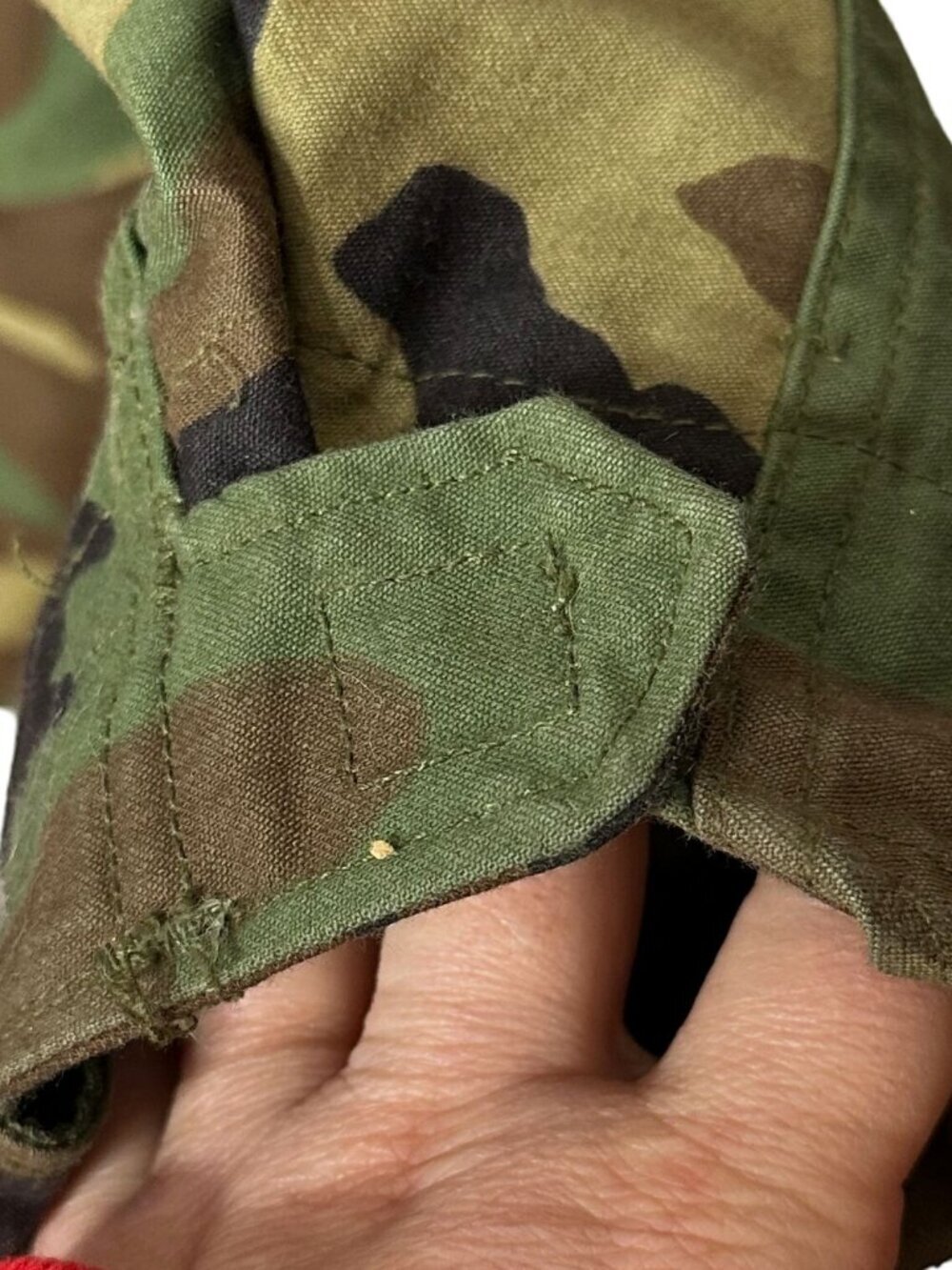 Vtg US Army M-65 Field Coat Woodland Camo USA Military Jacket Mens Small Long - Picture 3 of 9